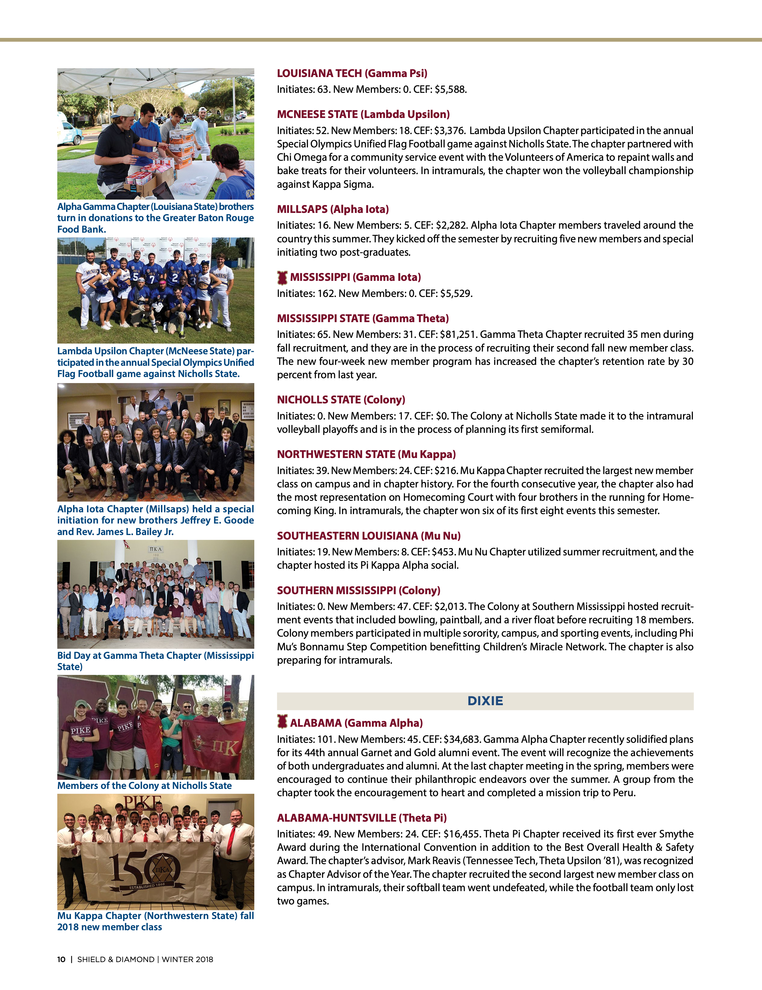 Chapter Notes, Continued 1, Winter 2018